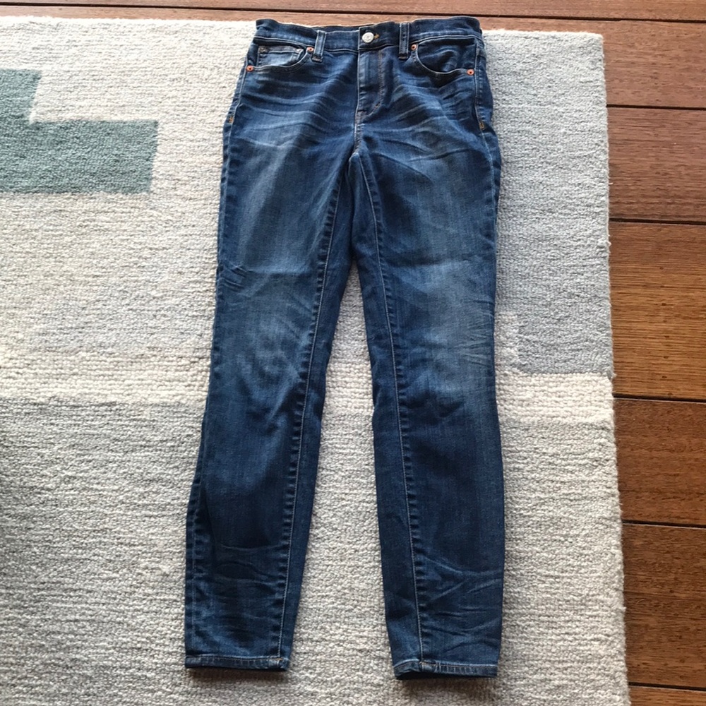 Madewell 10” High Riser Skinny Skinny